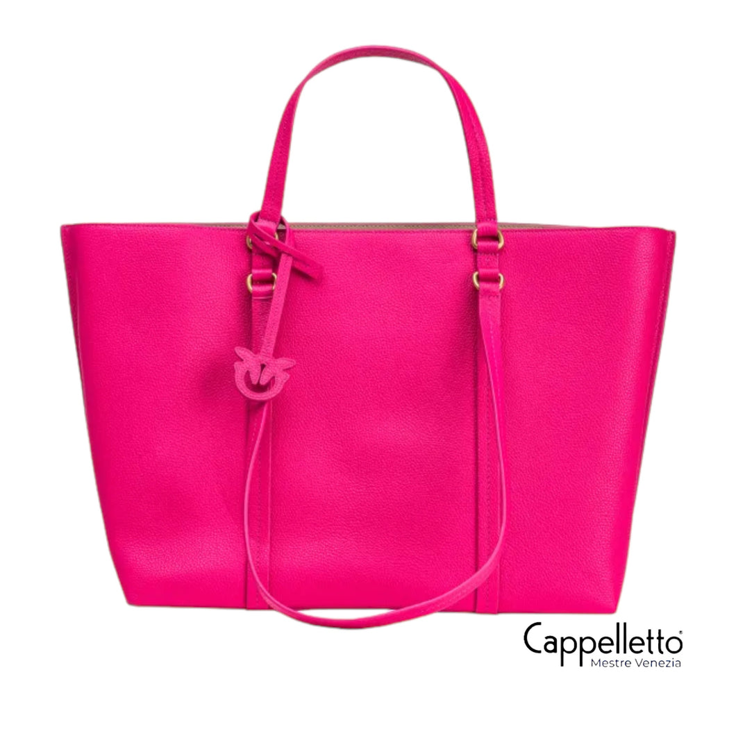 CARRIE SHOPPER BIG Pelle Pink Pinko