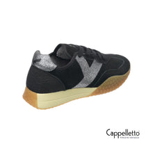 Carica l&#39;immagine nel visualizzatore di Gallery, KM 9723 Sneaker Donna Black/Gun
