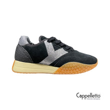 Carica l&#39;immagine nel visualizzatore di Gallery, KM 9723 Sneaker Donna Black/Gun
