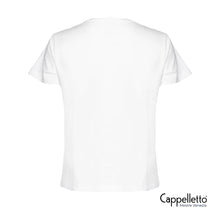Carica l&#39;immagine nel visualizzatore di Gallery, QUENTIN T-Shirt Jersey Logo Bianco

