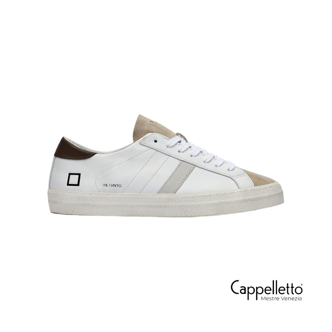 HILL LOW Uomo Vintage Calf White/T.Moro